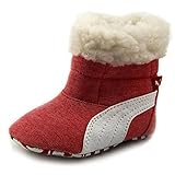 (プーマ) Puma Baby Boots Fur ベビー 米国 4 レッド 冬のブーツ [並行輸入品]