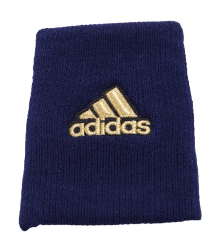 (アディダス)adidas BBリストバンド3ストライプ ネイビー×ホワイト P66845 KF696