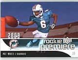 2009 Upper Deck Rookie Premiere Football Card #23 Pat White QB / WR (RC) - Miami Dolphins (Rookie Card) Mint Condition - In Protective Display Case!