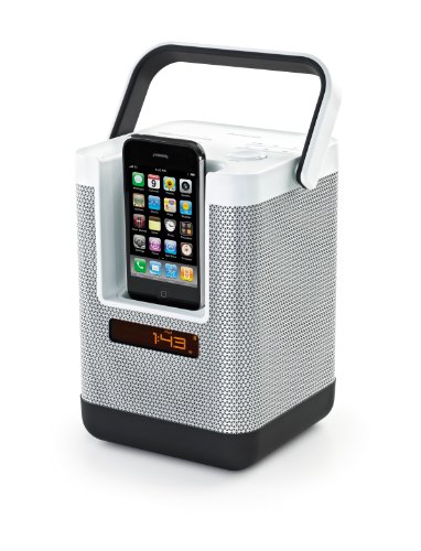 Memorex M10131 Party Cube tragbares Sound System f&uuml;r iPhone und iPod (Lithium-Ionen-Akku,  Preisvergleich