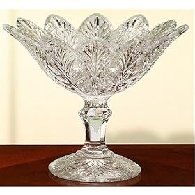 Fifth Avenue Crystal Portico Collection 7 Compote by Jaf Gifts