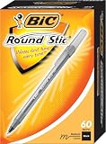BIC ROUND STIC PEN BLACK