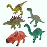 Jumbo Plastic Dinosaurs - "Raptor and Friends" (5 Piece Set)IMAGE