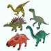 Jumbo Plastic Dinosaurs - "Raptor and Friends" (5 Piece Set)_s-1