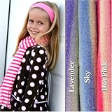 Urban Boundaries - Girls 7-14 Super Soft Micro-Fleece Striped Scarf (For Sizes 7-14, Scarf Measures 6" x 54")
