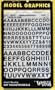 Large Gothic Letters, Black