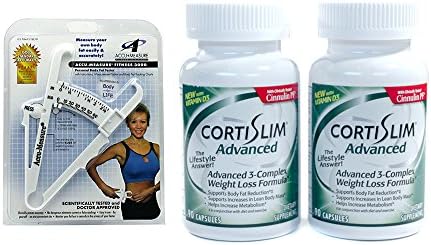 AccuFitness Accu-Measure Fitness 3000 1 ea and Cortislim Advanced Two Bottles