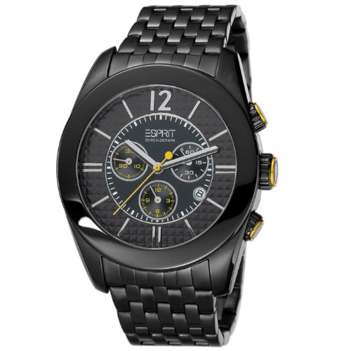 Esprit Herren-Armbanduhr XL Grand Victory Night Chronograph Edelstahl beschichtet ES102231 Preisvergleich