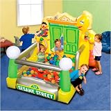 Sesame Street Elmo Ernie Big Bird Ball Pit Playground w/ 75 Balls