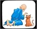 Decorated Mouse Pad with man, human, body, individuals, bowing, individual, persons, ...