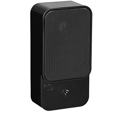 WGT-V3 Ultrasonic Pest Repeller Voice Reading Dual USB Magic Speakers with Blue Night Light - Black