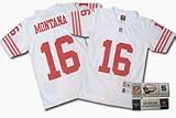 Joe Montana 1991 San Francisco 49ers #16 Premier Throwback Reebok NFL Football Jersey - Youth (White