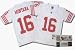 Joe Montana 1991 San Francisco 49ers #16 Premier Throwback Reebok NFL Football Jersey - Youth (White