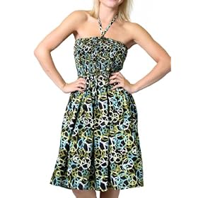 Buy Alki'i Ladies One-size-fits-all Tube Dress Coverup - Peace Sign Print by var goTwisterProductImageStrings = new Object();goTwisterProductImageStrings['prodImageNotAvailTextNoColor'] = 