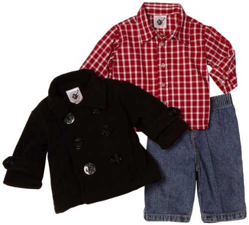Good Lad Baby-boys Infant Jacket and Pant Set, Black, 18 Months Good Lad Baby-boys Infant Jacket and Pant Set, Black, 18 Months