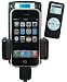 8 in 1 Wireless Automobile FM Transmitter + Car Charger + Holder/Dock + REMOTE for iPod Touch Classic Nano 3G Compatible with iPhone 3G