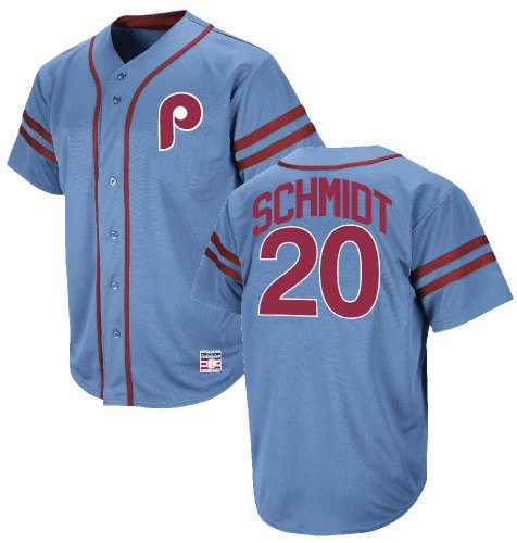 Majestic Mike Schmidt Cooperstown Heater Baseball Jersey (M=40)