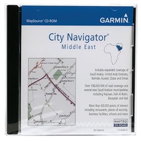 Garmin MapSource City Navigator CD ROM (Middle East v2)