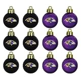 NFL Baltimore Ravens Mini Ornament 12-Pack
