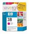 Original HP 38 Magenta Pigment Ink Cartridge in Retail Packaging
