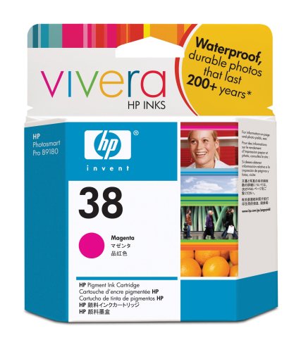 HP 38 Magenta Pigment Ink Cartridge