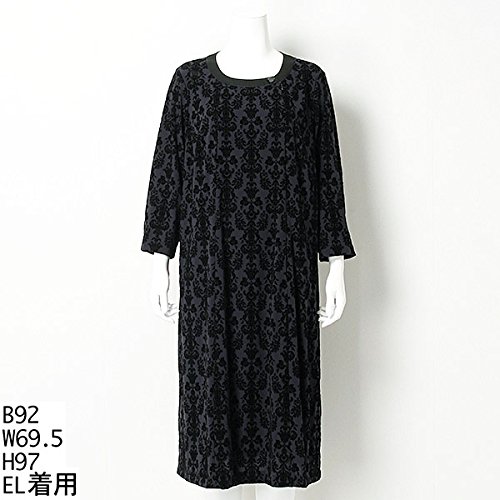 フィットミーモア（Fitme Moi） 全2色【3L～対応】ナイロンチュールフロッキーのクラシカルなドレス