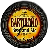 BARTIROMO 'S Beer and Ale Cascading Pub Wall Clock