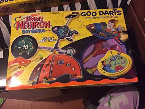 Mattel Jimmy Neutron Boy Genius Goo Darts Game