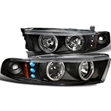 MITSUBISHI GALANT DE ES LS BLACK HALO LED PROJECTOR HEADLIGHTS by Spec-D Tuning