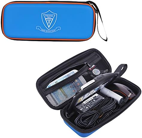 Travelmall Digital Storage Bag IT Anti-collision Bag Hard Drive Digital Accessories Travel Outdoor 12*6*26cm (blue)