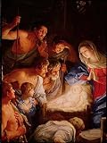Kunstreproduktion: Guido Reni. The Adoration of the Shepherds. detail of the group surround. 60 x 80