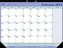 Blueline 2012 Monthly Desk Pad, 21.25 x 16-Inches (C181731)