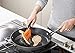 Joseph Joseph Turner Tongs, Ergonomic Silicone Tongs, Locks for compact storage, Dishwasher safe - Grey/Orange