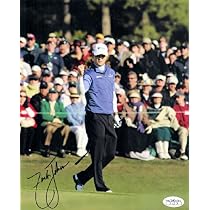 2007Masters Champion Zack Johnson Autographed 8x10 Photo Jsa