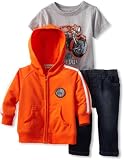 Kids Headquarters Baby-Boys Infant Hoody With Gray Tee And Blue Jean