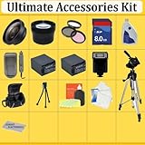 8gb Huge Ultimate Accessory Kit for the Sony Dslr-a380, A330, A230 Digital  ....