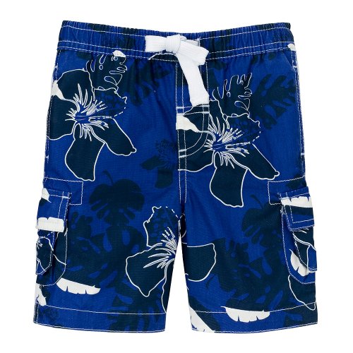 Infant Boys' Circo Botanical Printed Board Shorts - Blue