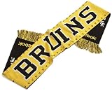 NHL Men's Game Day Team Scarf (Boston Bruins, One Size Fits All), Gold/black