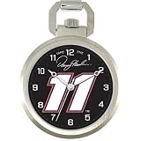 Game Time Men's NASCAR Denny Hamlin Pocket Watch W/Stand #NAS-PW-HAM