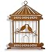 Love Birds Rusted Metal Outdoor Wall Art, 21" x 17"