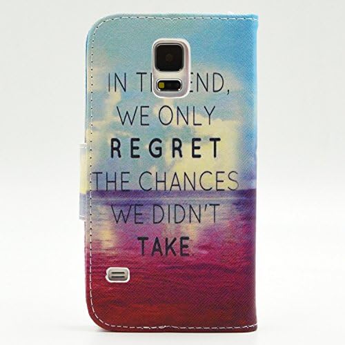 Mococase Pu Leather Wallet with Magnet Design Flip Case Cover for Samsung Galaxy S5