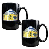 Denver Nuggets 2 Piece Matching NBA Ceramic Coffee Mug Set