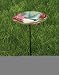 Hummingbird Glass Birdbath