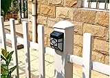 ワンダートイズ　LEDソーラーライト　夜間自動点灯 屋外照明/壁掛け/軒先/庭先/玄関入口などに照明用