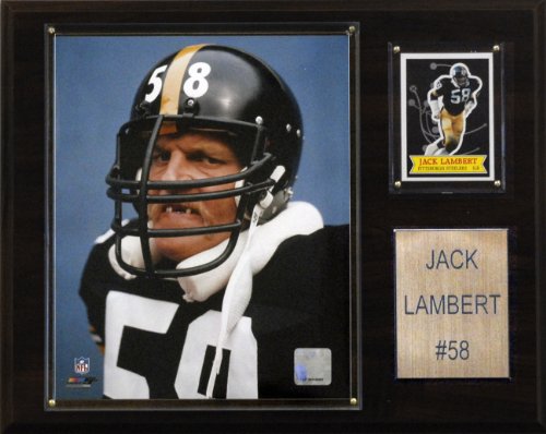 NFL Jack Lambert Pittsburgh Steelers Player Plaque