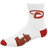Arizona Diamondbacks Men's White 10-13 Cuff Socks