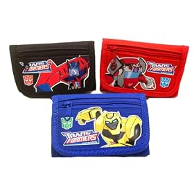 Set of 3 Transformers Coin Wallets