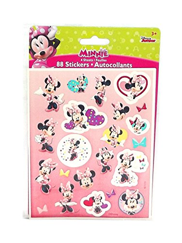 Unique Minnie Mouse Bowtique Sticker Sheets (4 Count)