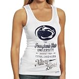Penn State Nittany Lions Ladies White Boy Beater Tank Top
