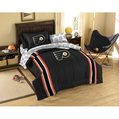 NHL Philadelphia Flyers Bedding Set, Twin On Sale